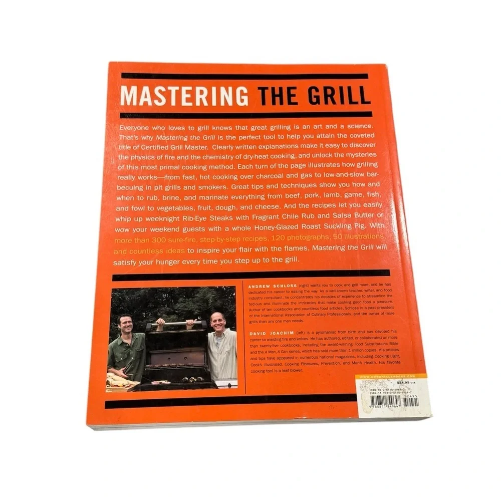 Mastering the Grill Cookbook - Orange Cover